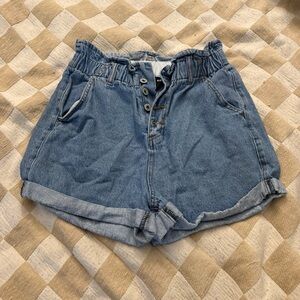 S.o.n.g. Button high rise shorts